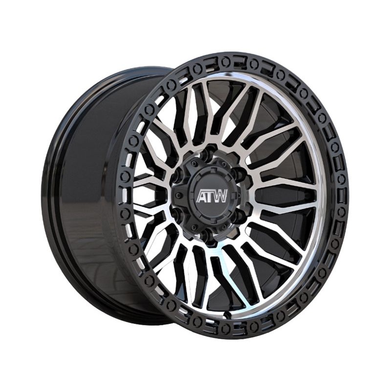 ATW Machined Gloss Black Nile Wheels | RealTruck