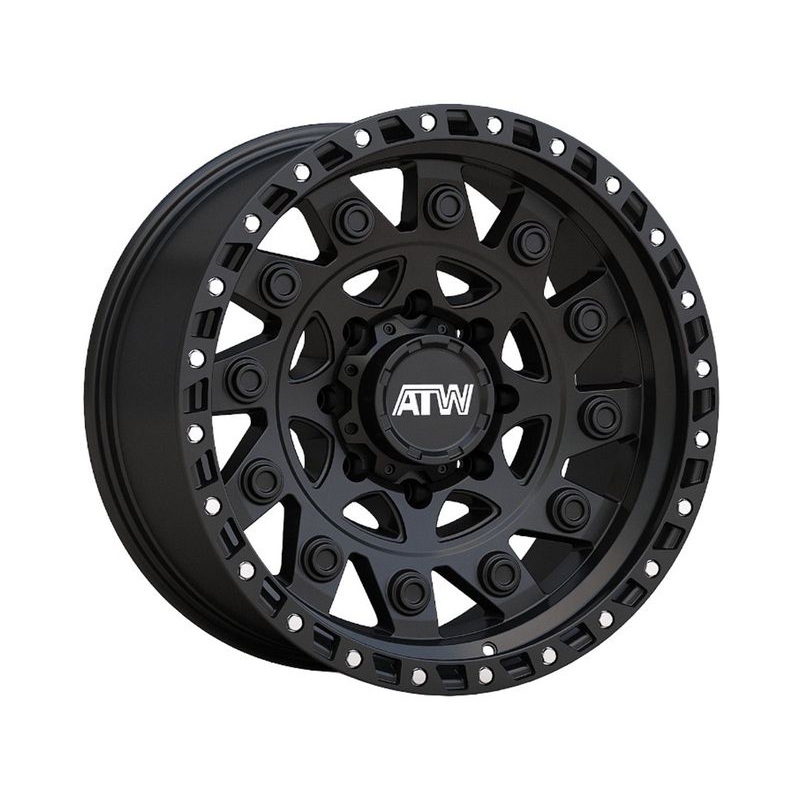 ATW Matte Black Congo Wheels | RealTruck