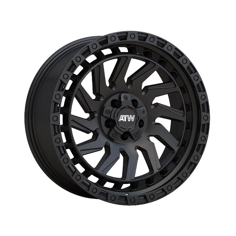 ATW Matte Black Culebra Wheels | RealTruck