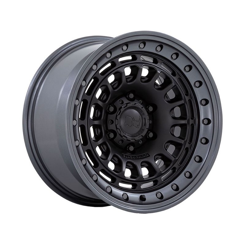 Black Rhino Matte Black & Grey Sahara Wheels | RealTruck