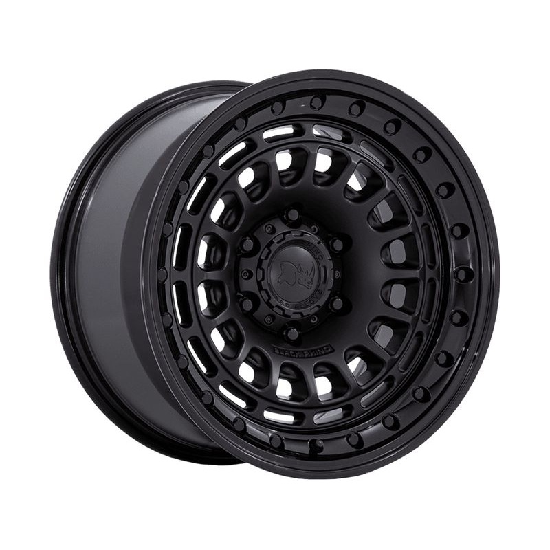 Black Rhino Matte & Gloss Black Sahara Wheels | RealTruck