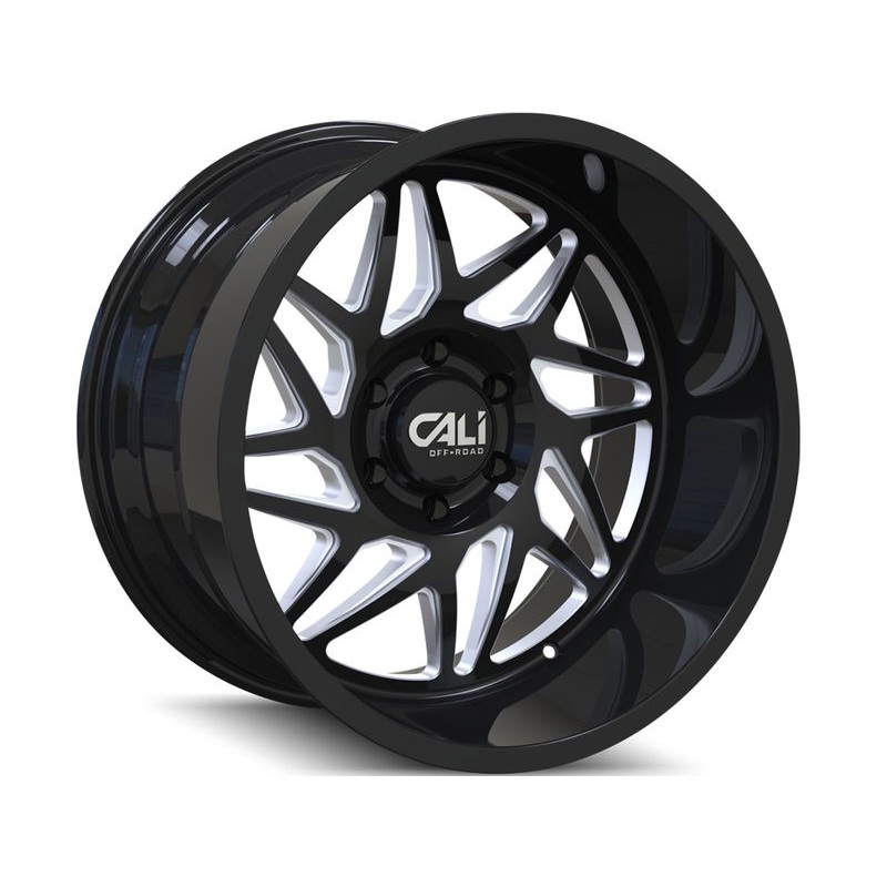 Cali Offroad Milled Gloss Black Gemini Wheels | RealTruck