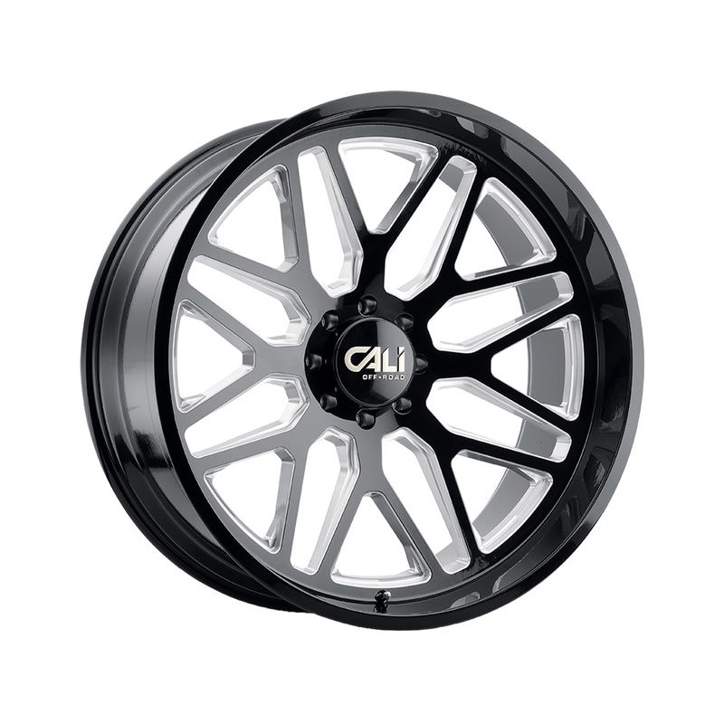 Cali Offroad Milled Gloss Black Invader Wheels | RealTruck