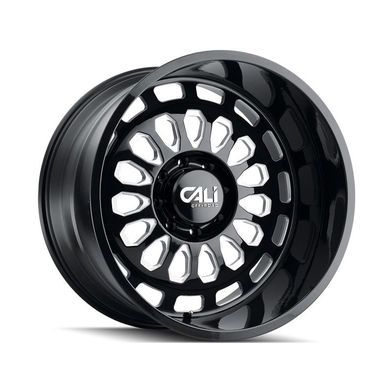 Cali Offroad Milled Gloss Black Paradox Wheels | RealTruck