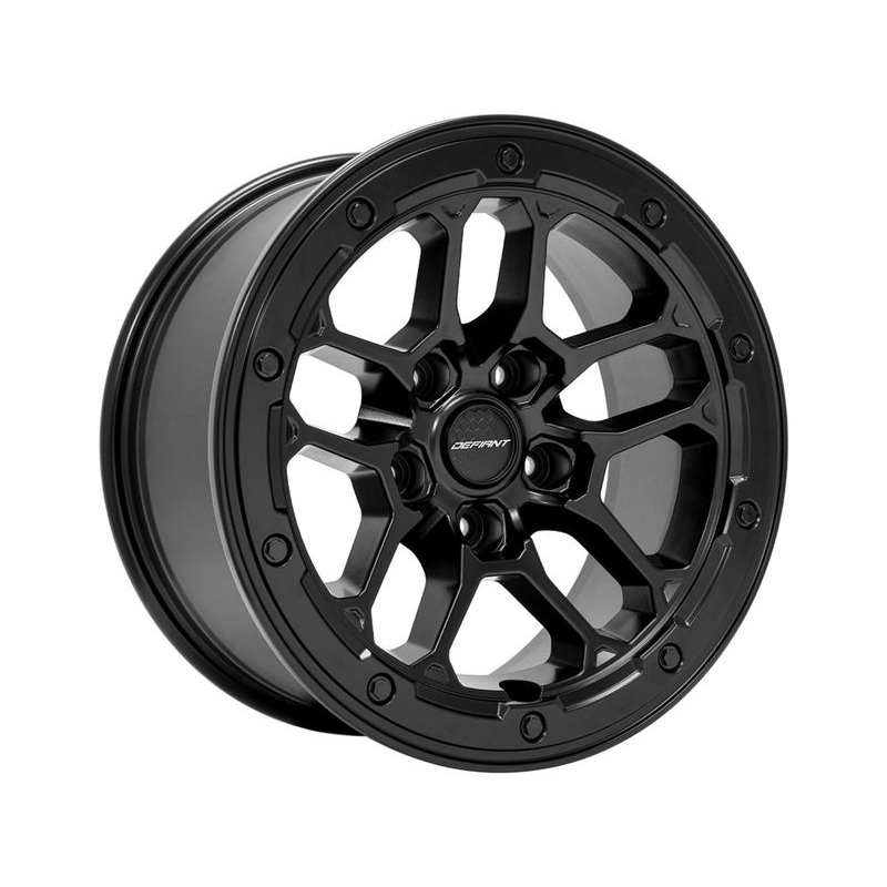 Defiant Matte Black DF01 Wheels | RealTruck
