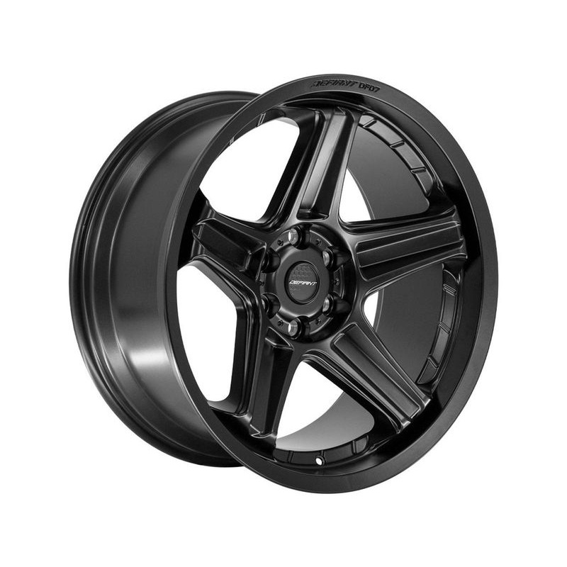 Defiant Matte Black DF07 Wheels | RealTruck