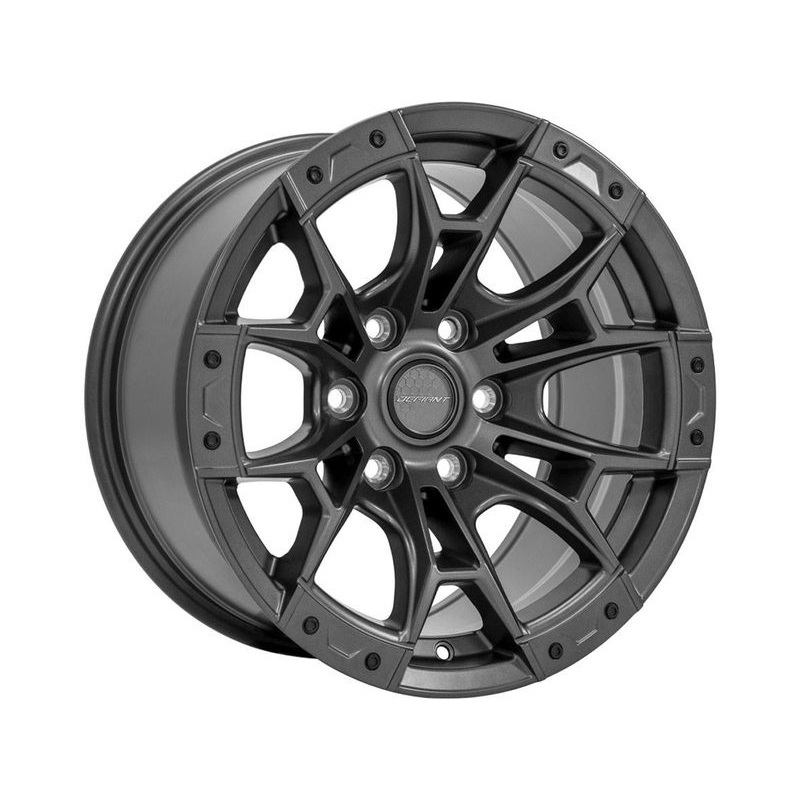 Defiant Matte Grey DF04 Wheels | RealTruck