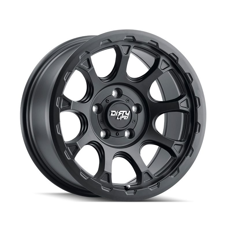 Dirty Life Matte Black Drifter Wheels | RealTruck