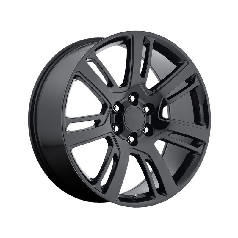 Factory Reproductions Gloss Black FR 48 Wheels | RealTruck