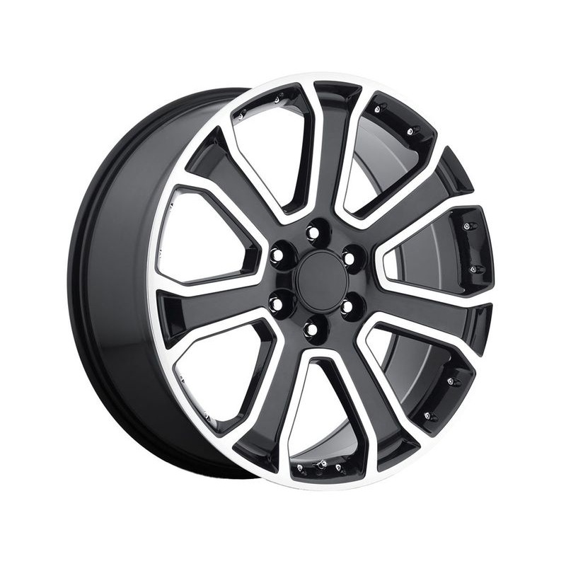 Factory Reproductions Machined Gloss Black FR 49 Wheels | RealTruck