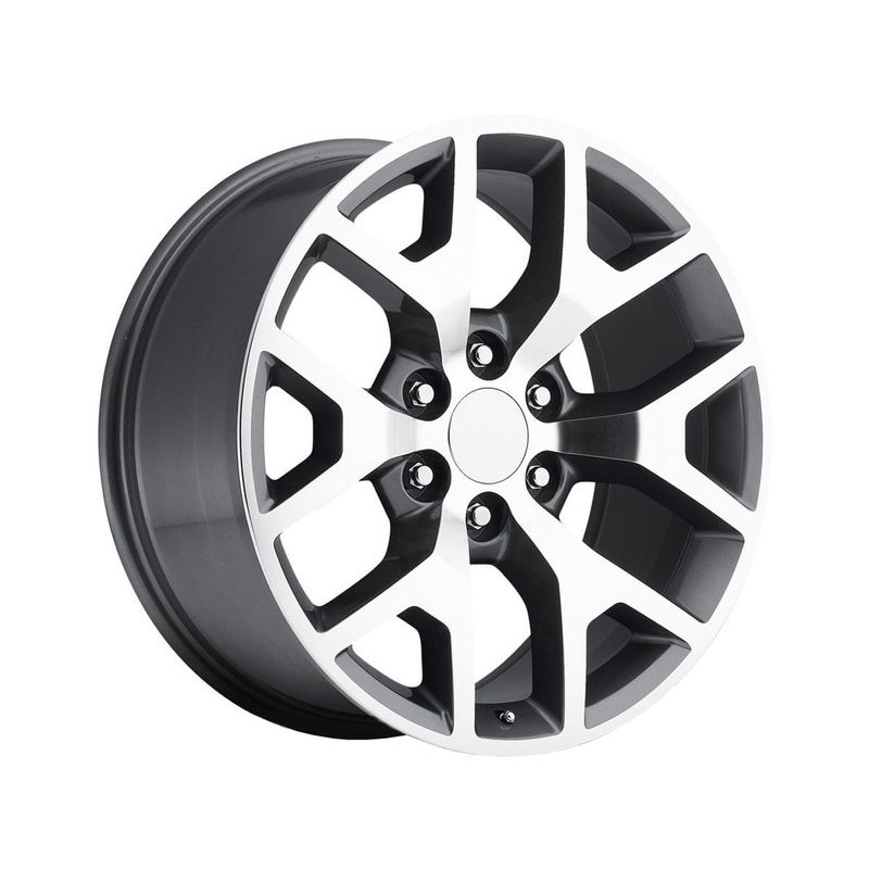 Factory Reproductions Machined Grey FR 44 Wheels | RealTruck