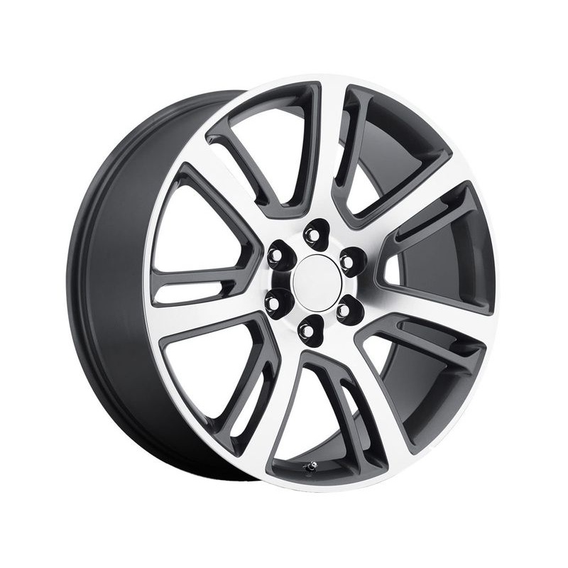 Factory Reproductions Machined Grey FR 48 Wheels | RealTruck