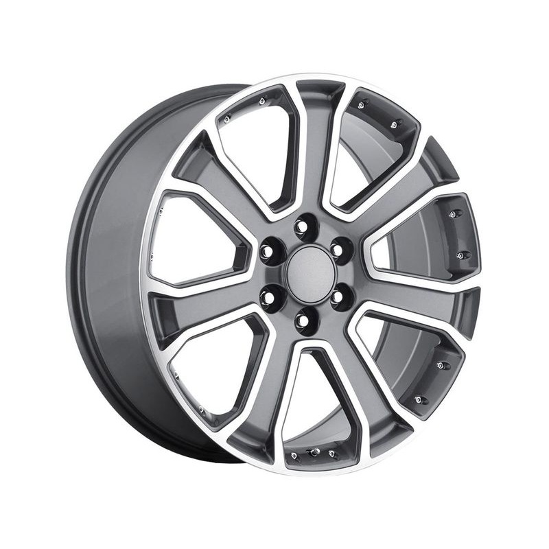 Factory Reproductions Machined Grey FR 49 Wheels | RealTruck