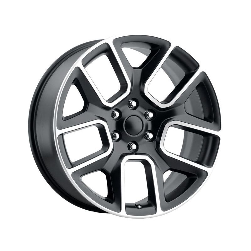 Factory Reproductions Machined Matte Black FR 76 Wheels | RealTruck