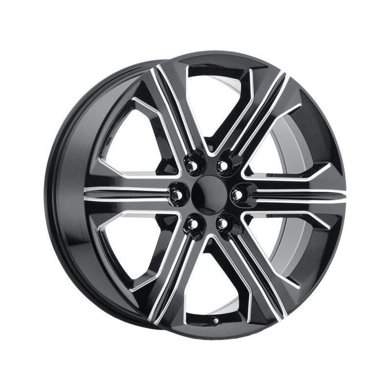 Factory Reproductions Milled Gloss Black FR 47 Wheels | RealTruck