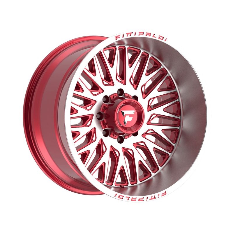 Fittipaldi Off-Road Machined Red FA07 Wheels | RealTruck