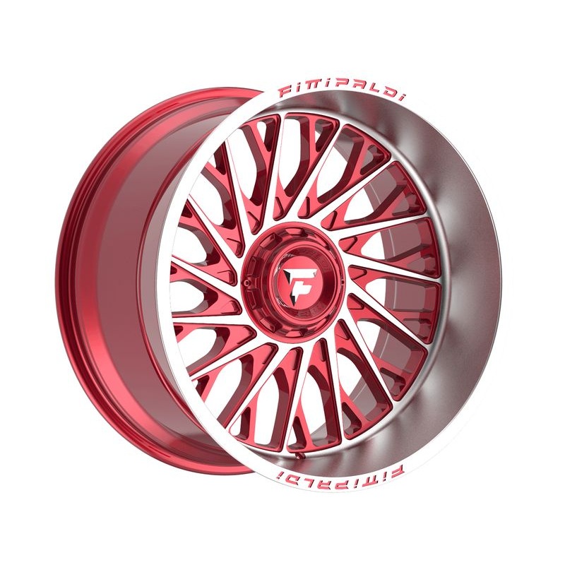 Fittipaldi Off-Road Machined Red FA08 Wheels | RealTruck