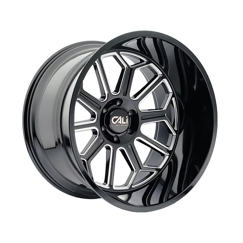 Cali Offroad Milled Gloss Black Auburn Wheels | RealTruck