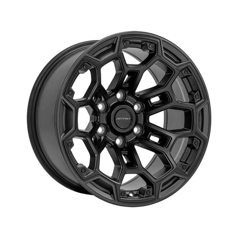 Defiant Matte Black & Grey DF03 Wheels | RealTruck