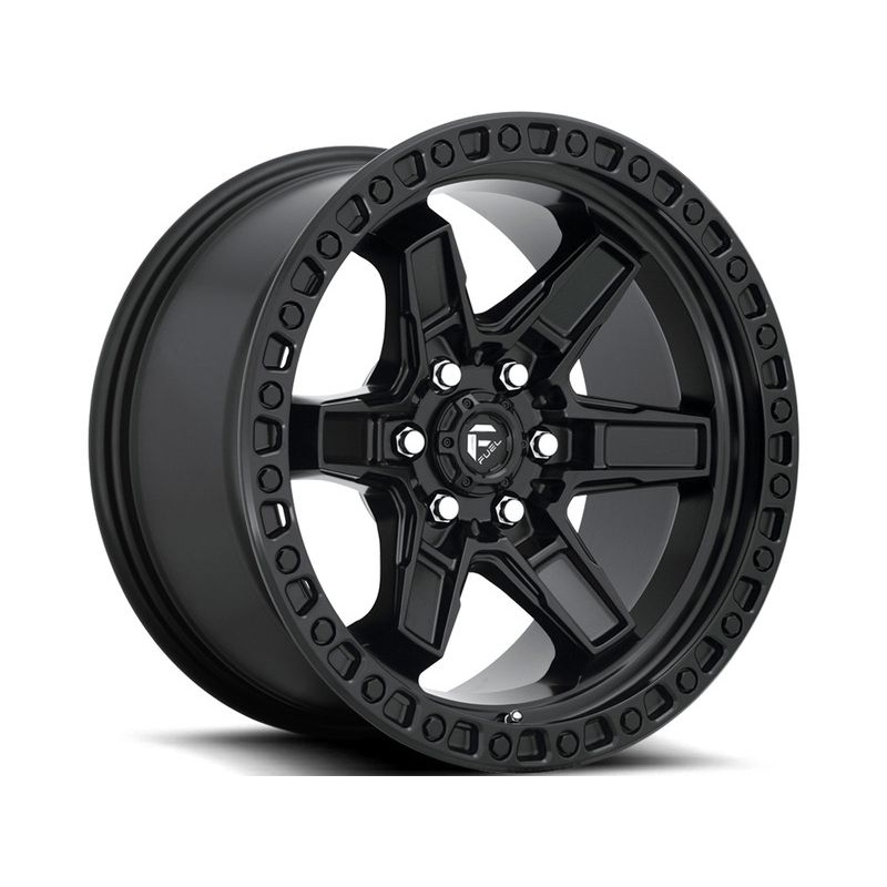 Fuel Matte Black Kicker 6 Wheels | RealTruck