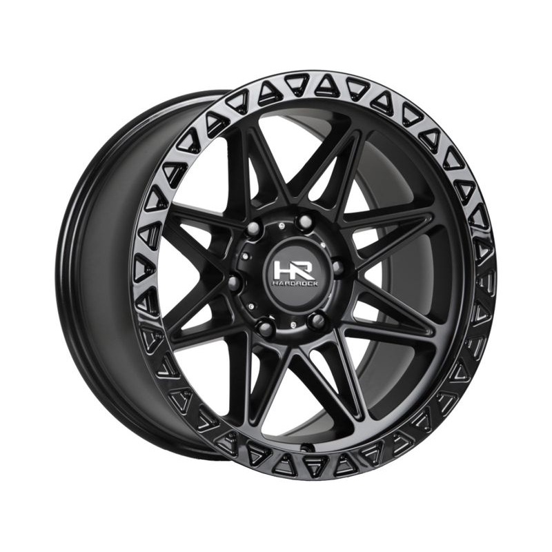 Hardrock Matte Black H109 Wheels | RealTruck