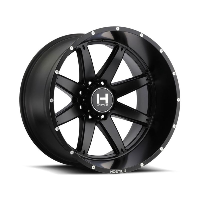 Hostile Black Alpha Wheels | RealTruck