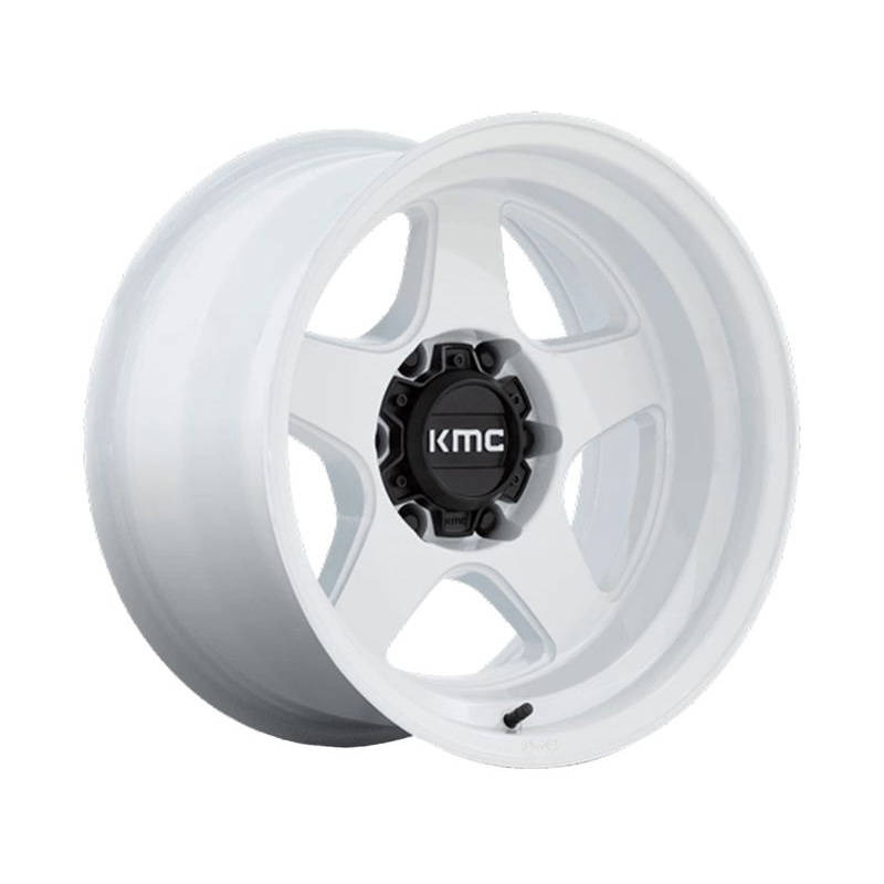 KMC White KM728 Lobo Wheels | RealTruck