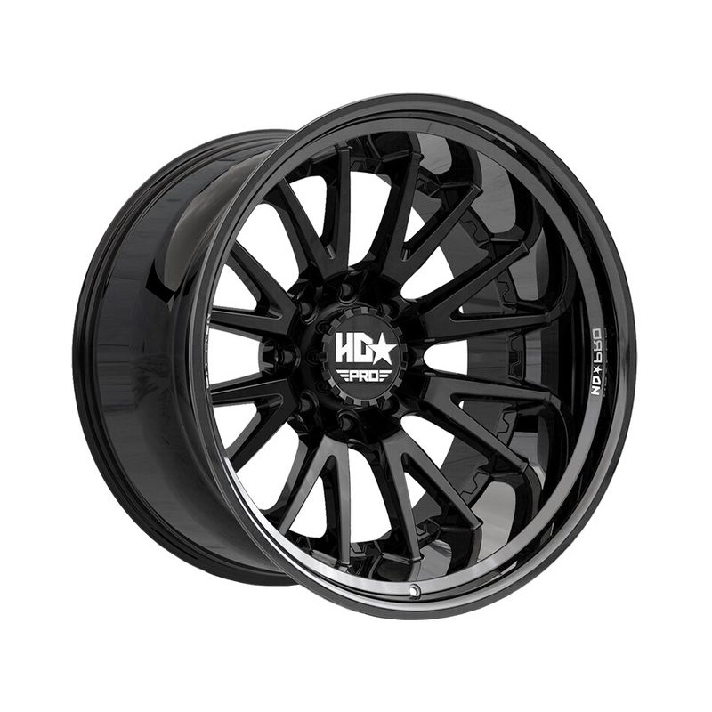 Luxxx HD Matte & Gloss Black Pro 2 Wheels | RealTruck