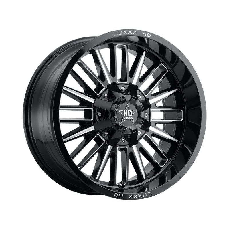 Luxxx HD Milled Gloss Black LHD23 Wheels | RealTruck