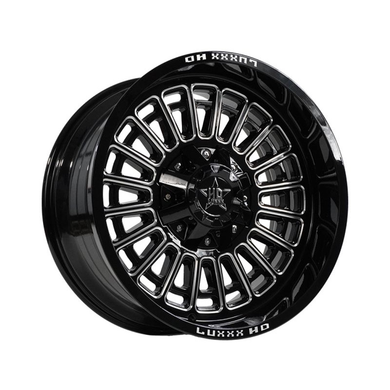 Luxxx HD Milled Gloss Black LHD27 Wheels | RealTruck