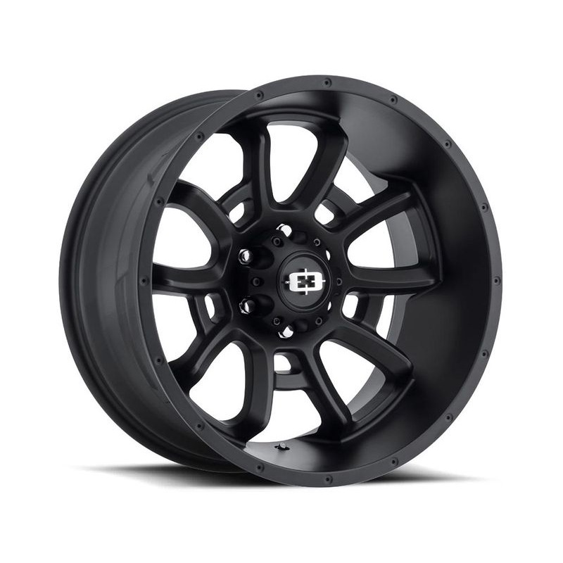 Vision Matte Black Bomb Wheels | RealTruck