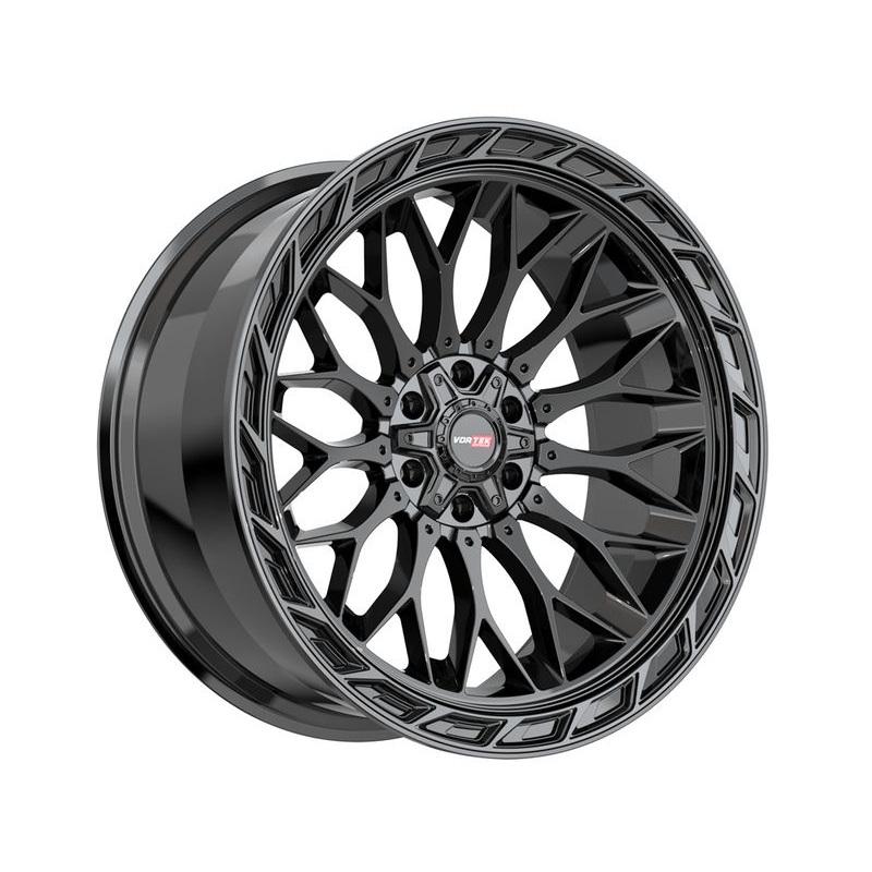 Vortek Gloss Black VRP-503 Wheels | RealTruck