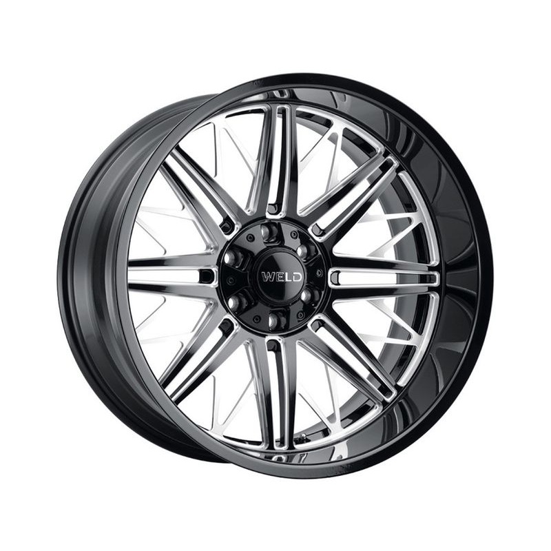 Weld Off-Road Milled Gloss Black Cascade Wheels | RealTruck
