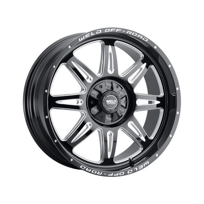 Weld Off-Road Milled Gloss Black Cheyenne Wheels | RealTruck
