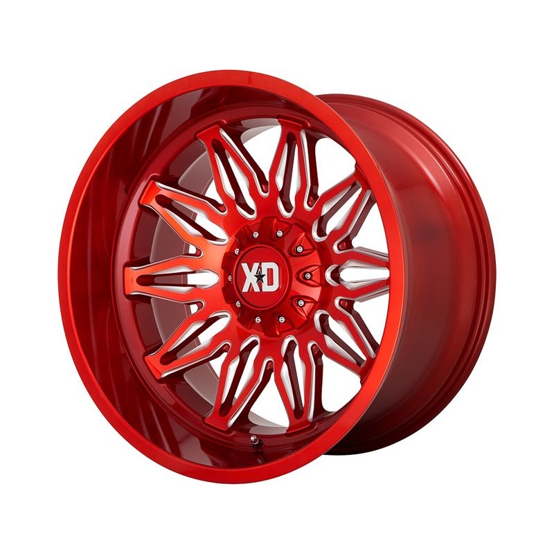 XD Series Milled Red XD859 Gunner Wheels | RealTruck