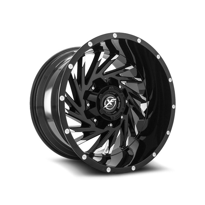 XF Offroad Milled Gloss Black XF-209 Wheels | RealTruck