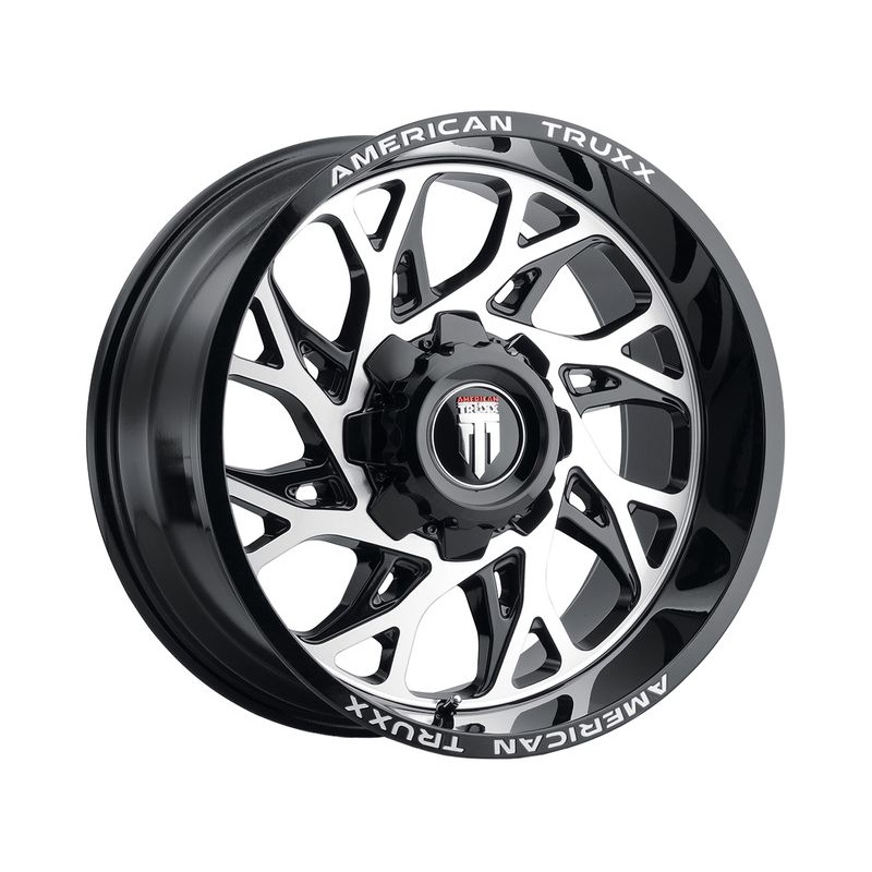 American Truxx Machined Gloss Black AT-1913 Destiny Wheels | RealTruck