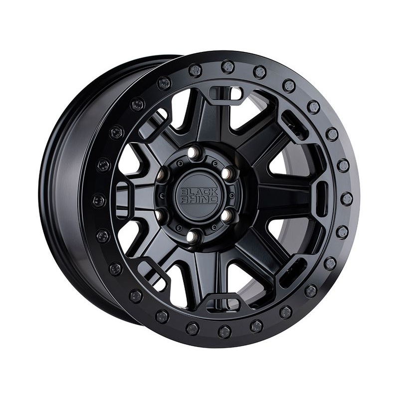 Black Rhino Matte Black Rift Beadlock Wheels | RealTruck