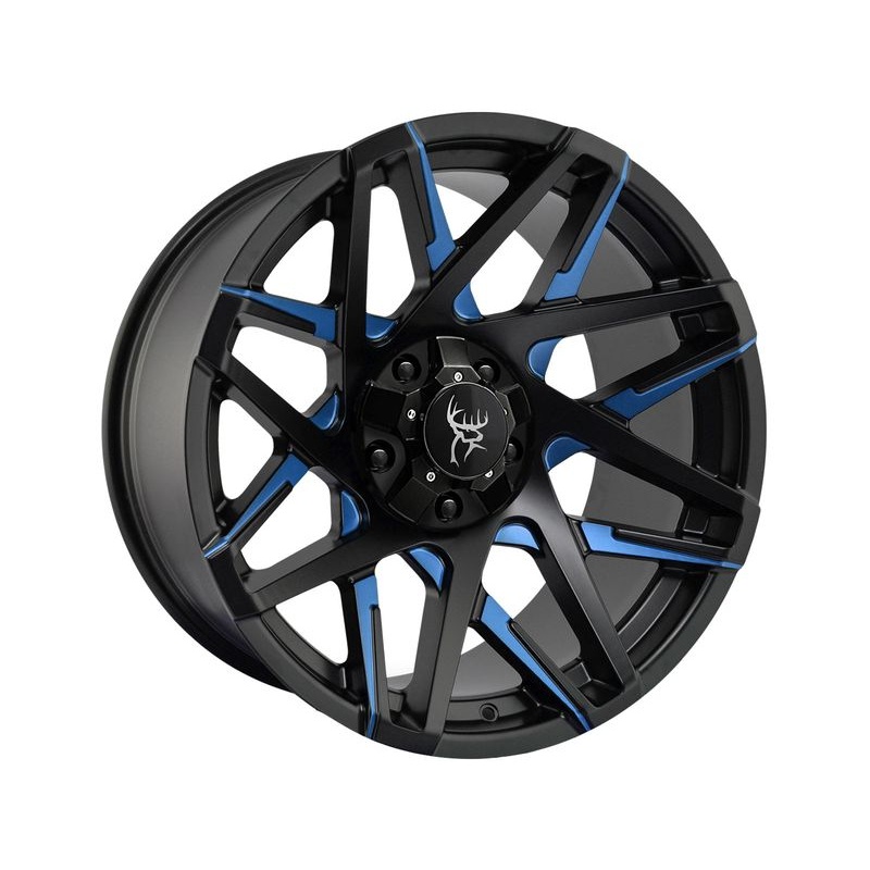 Buck Commander Black & Blue Canyon Wheels | RealTruck