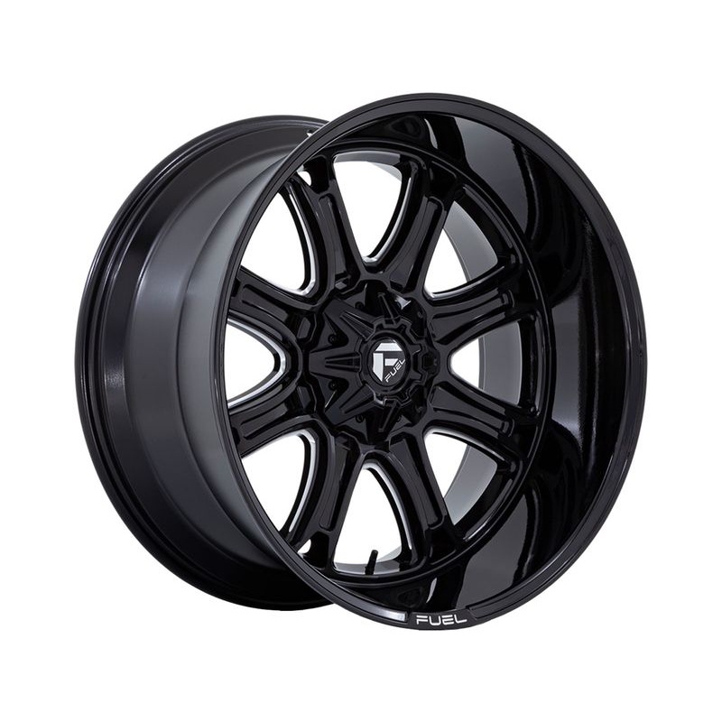 Fuel Milled Gloss Black Darkstar Wheels | RealTruck