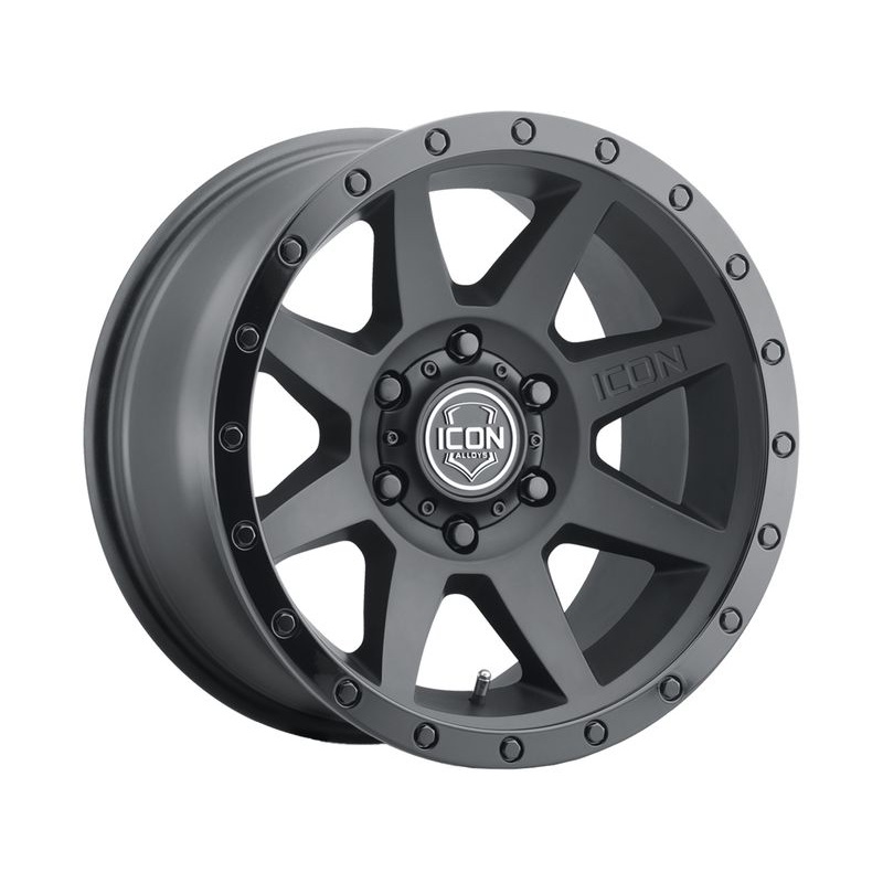 Icon Double Black Rebound Wheels | RealTruck