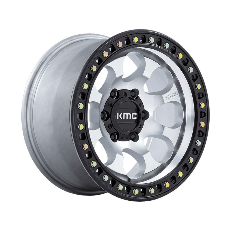 KMC Machined KM550 Riot SBL Wheels | RealTruck