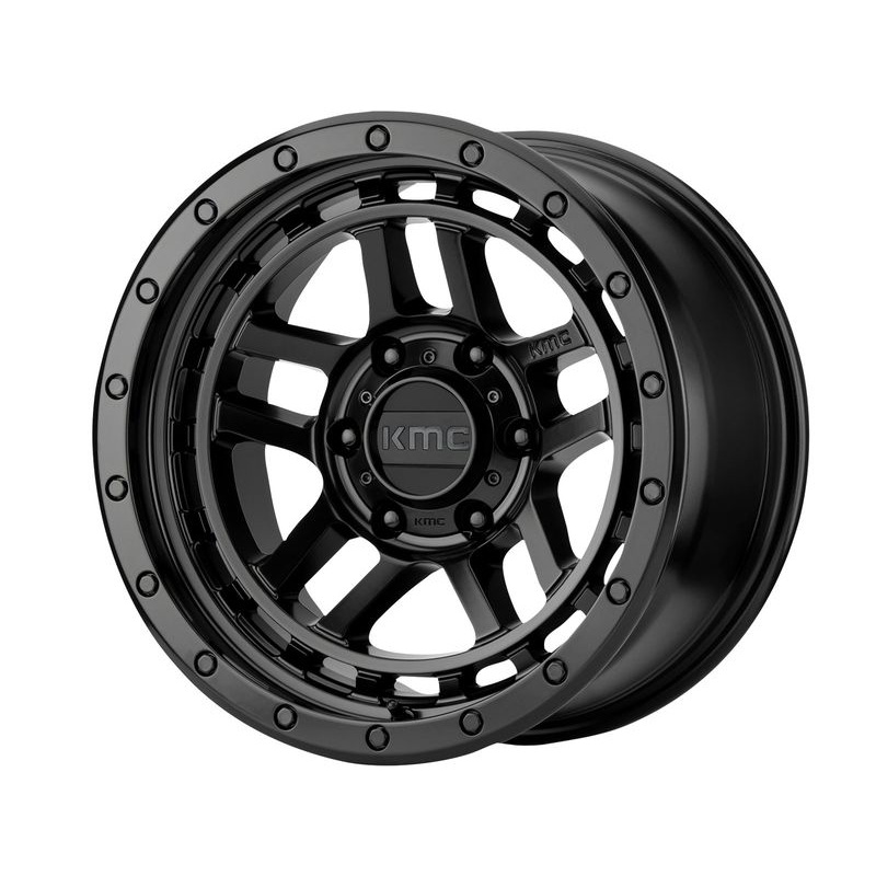 KMC Matte Black KM540 Recon Wheels | RealTruck