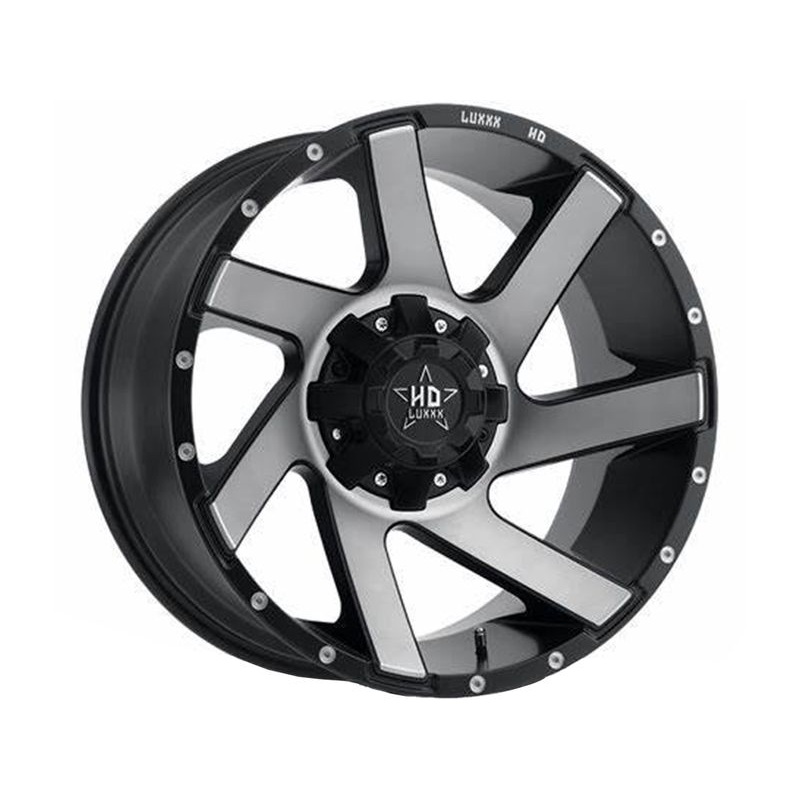 Luxxx HD Grey & Black LHD11 Wheels | RealTruck