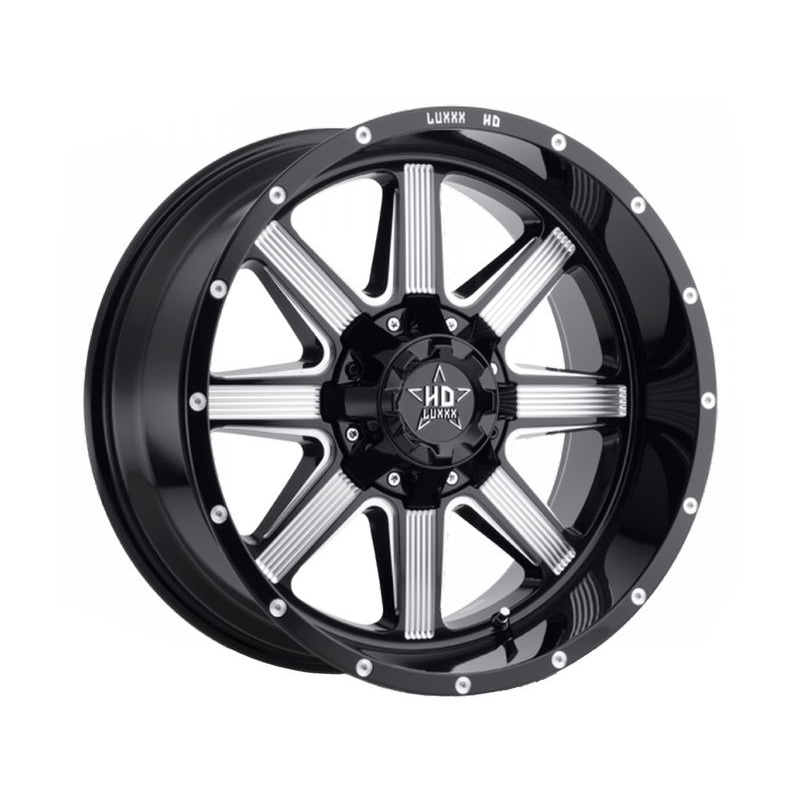 Luxxx HD Milled Gloss Black LHD10 Wheels | RealTruck