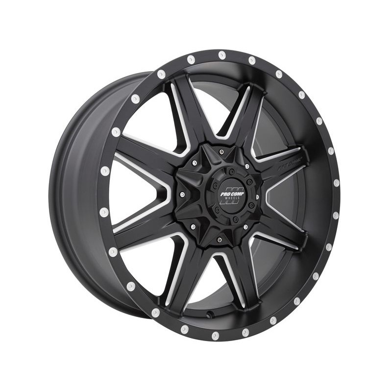 Pro Comp Matte Black 48 Quick 8 Wheels | RealTruck