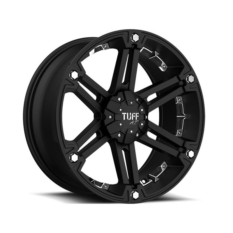 Tuff Black & Chrome T01 Wheels | RealTruck