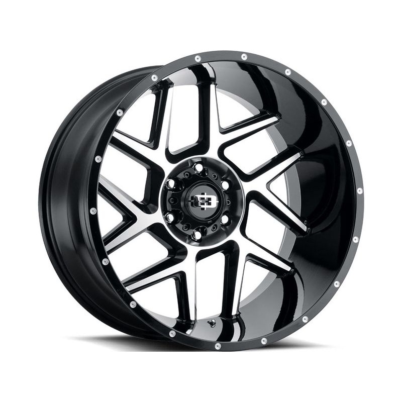 Vision Machined Black Sliver Wheels | RealTruck