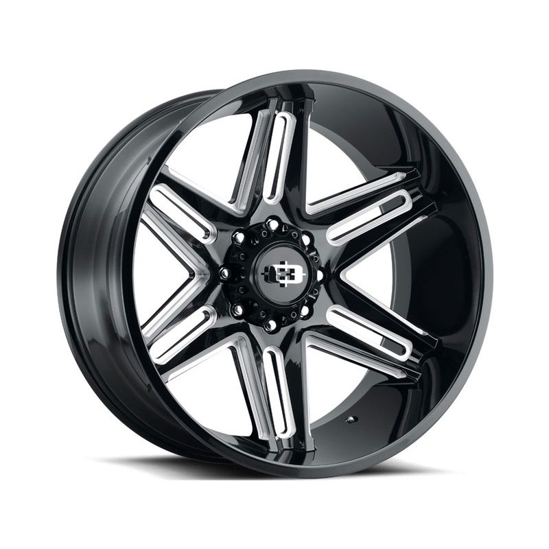 Vision Milled Gloss Black Razor Wheels | RealTruck