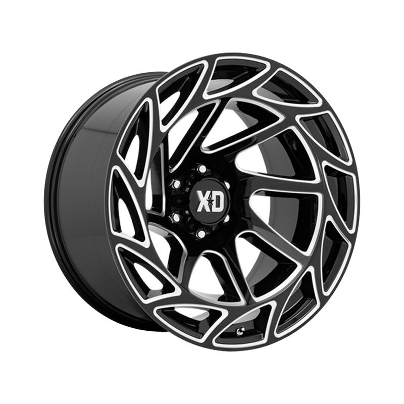 XD Series Milled Gloss Black XD860 Onslaught Wheels | RealTruck